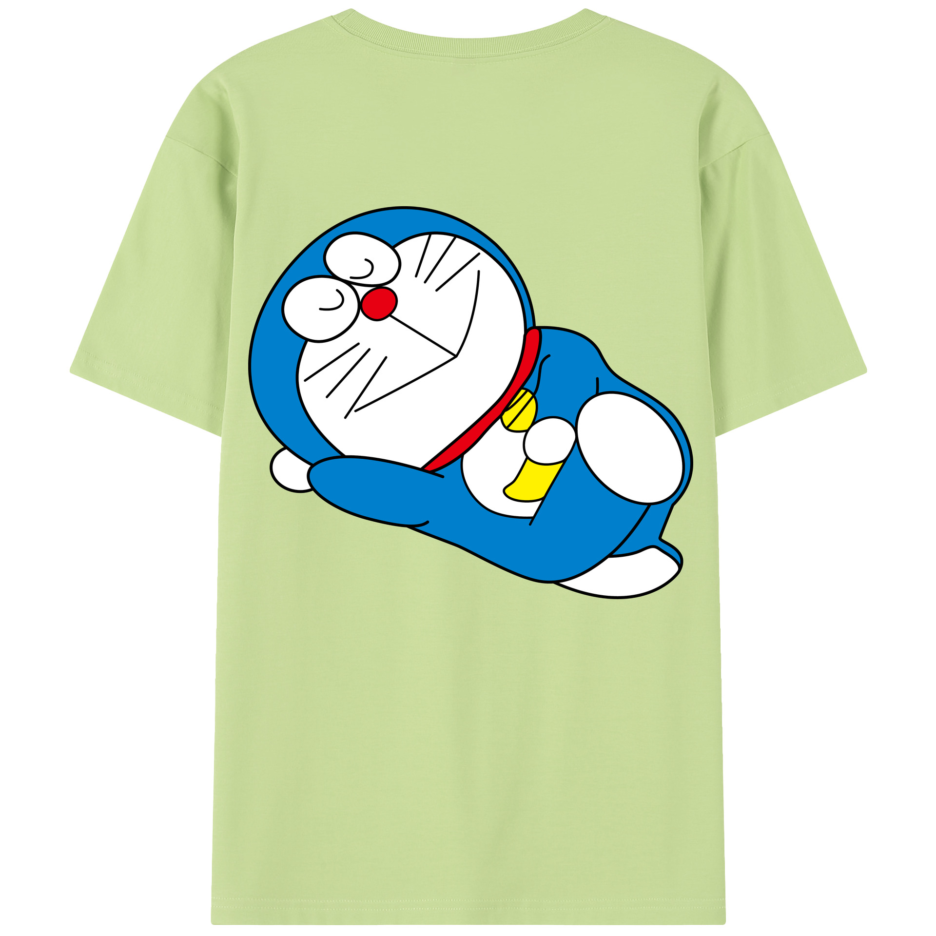 （画像用） ドラえもん Doraemon 綿100％半袖Tシャツ（背面プリント）